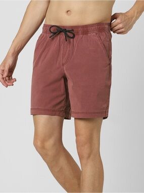 Bearbottom Men’s Volley Shorts 7” Burgundy Size Medium